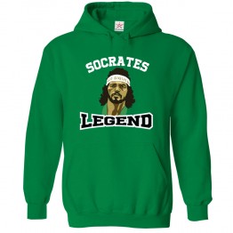 Socrates Legend Football Fan Kids & Adults Unisex Hoodie